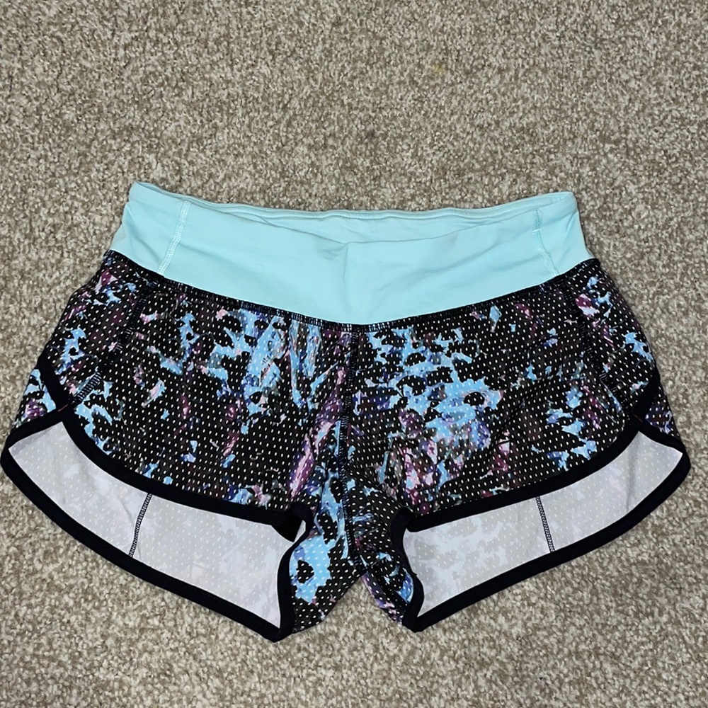 Lululemon speed short multi color size 4